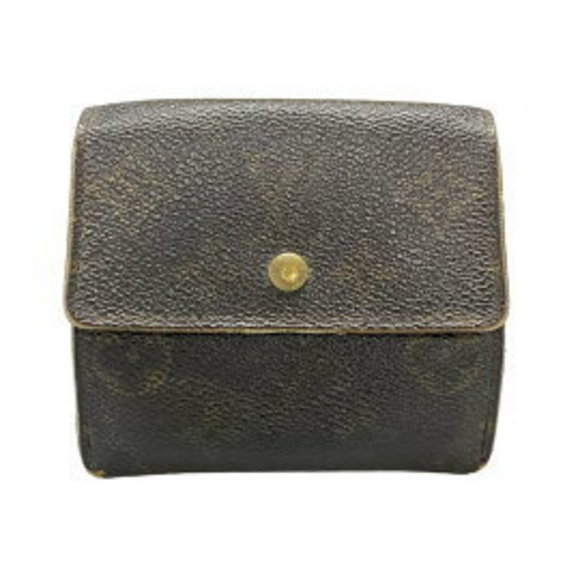 Louis Vuitton Porte Monnaie Vieux Cult Wallet Leather - Picture 1 of 9